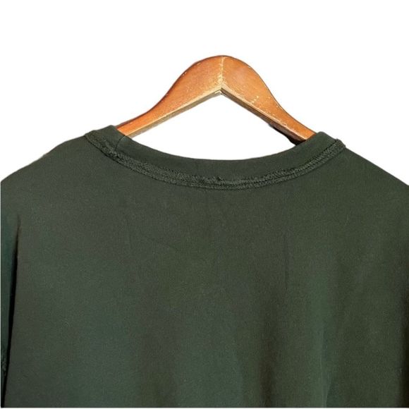 Eileen Fisher Dark Green Crew Neck Sweater - Picture 3 of 10